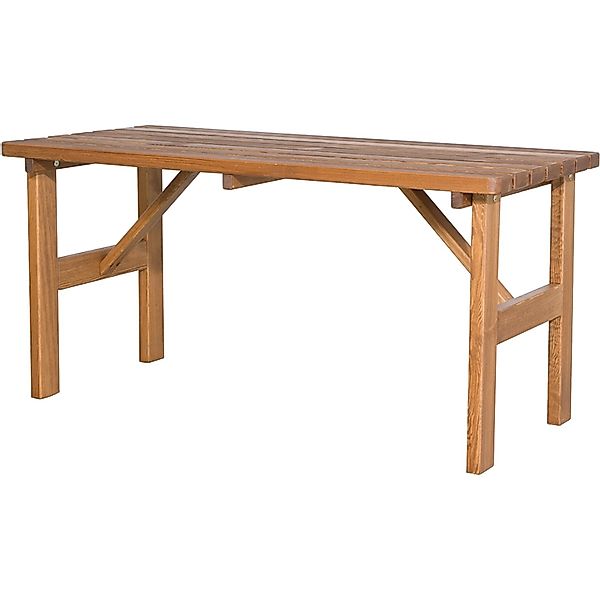 Gartentisch Tessin Rechteckig Braun 73 cm x 150 cm günstig online kaufen