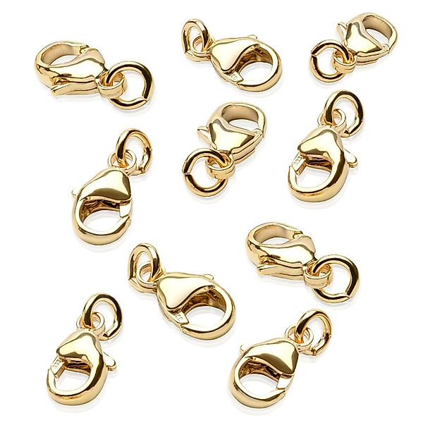 NKlaus Schmuckset 10 x Karabiner Verschluss günstig online kaufen