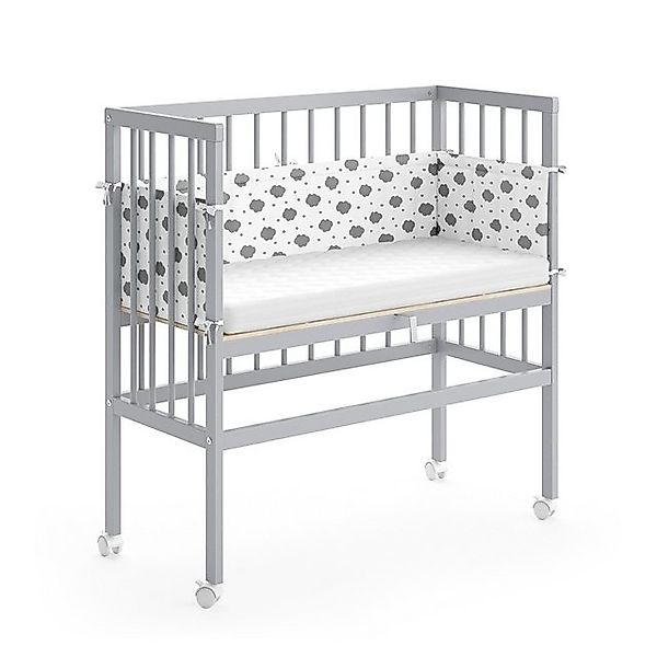 VitaliSpa® Beistellbett Sophie, Grau, 40 x günstig online kaufen