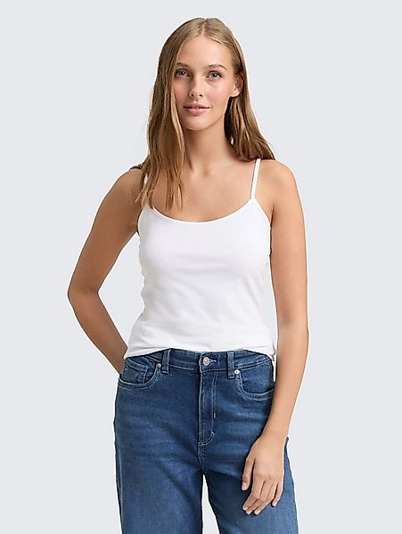 TOM TAILOR Denim Trägertop T-Shirt Slim Fit Trägertop günstig online kaufen