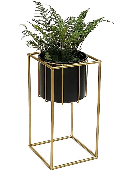DanDiBo Blumenständer mit Topf Metall Gold günstig online kaufen