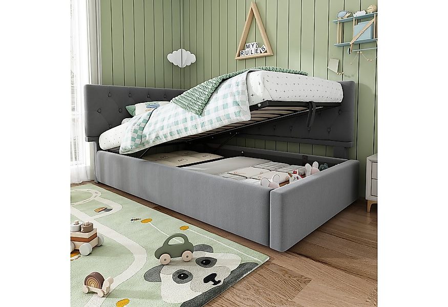 STILVORA Polsterbett 90x200 schlafsofa mit bettkasten,Tagesbett ohne Matrat günstig online kaufen