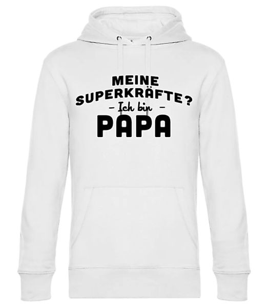 Superkräfte Papa · Unisex Premium Hoodie günstig online kaufen