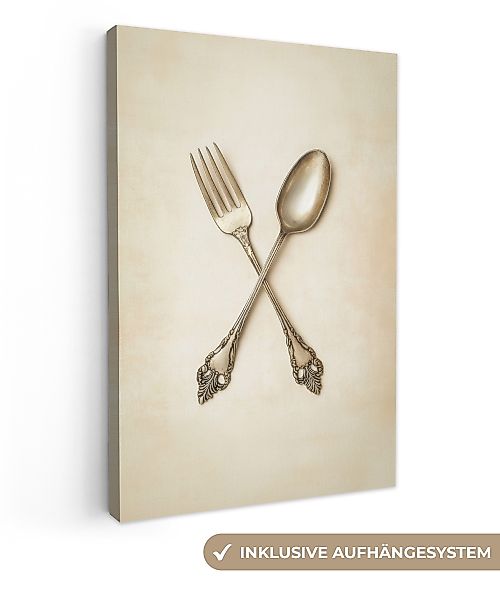 OneMillionCanvasses® Leinwandbild Beige - Vintage - günstig online kaufen