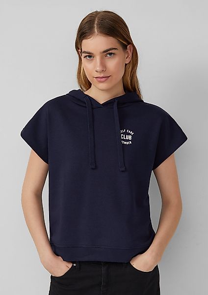s.Oliver Kurzarmshirt Sweatshirt mit Kapuze und günstig online kaufen
