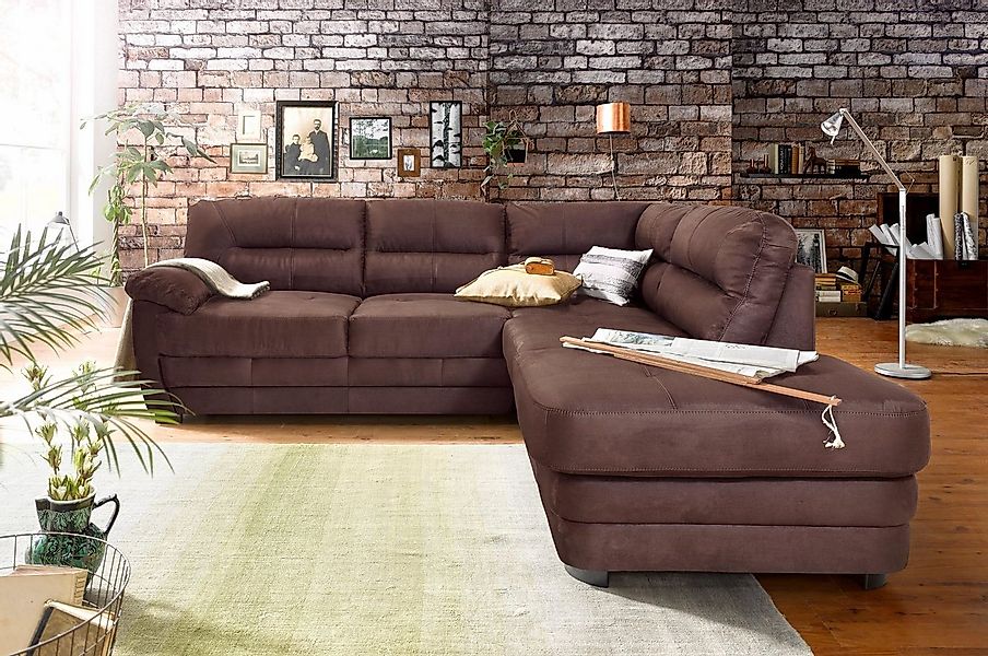 COTTA Polstergarnitur Royale L-Form, (Set), Set bestehend aus: Ecksofa & Ho günstig online kaufen