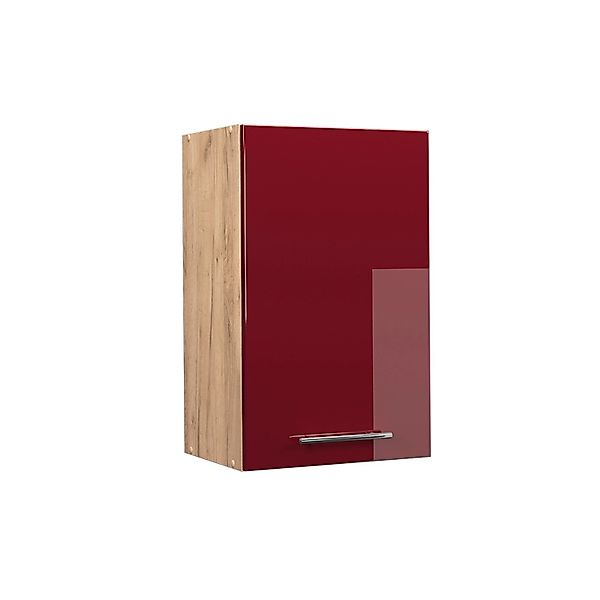 Vicco Hängeschrank Fame-Line Bordeaux Hochglanz/Goldkraft Eiche 45 cm günstig online kaufen