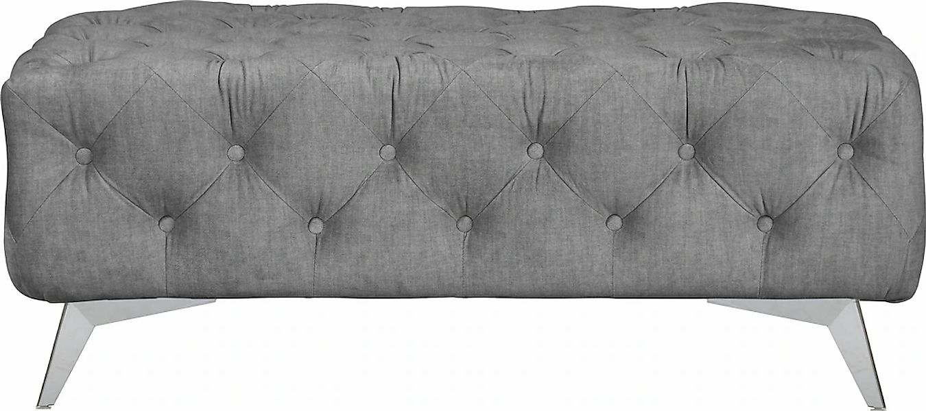 Leonique Polsterhocker "Glynis", aufwändige Knopfheftung, moderne Chesterfi günstig online kaufen