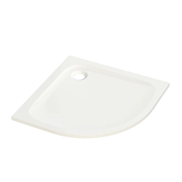 pianura Viertelkreis-Duschwanne Emilia mineral 90 x 90 x 3 cm mit Antirutsc günstig online kaufen