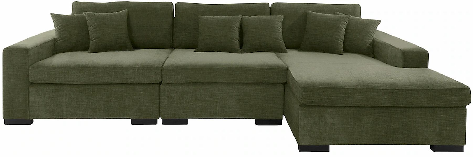Home affaire Ottomane "Skara L-Form", Lounge-Sofa mit Federkernpolsterung, günstig online kaufen