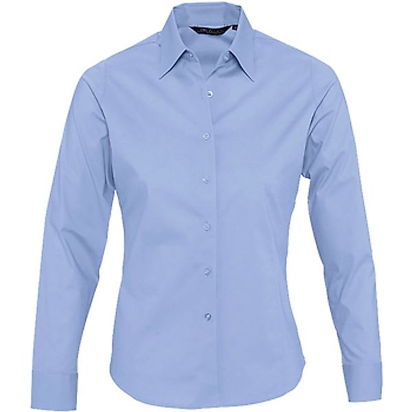 Sols  Blusen EDEN ELEGANCE-CAMISA  MUJER MANGA LARGA de algodon günstig online kaufen