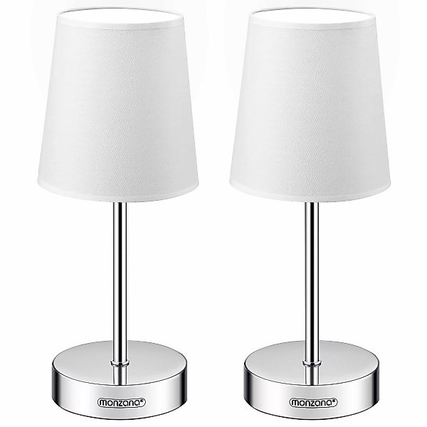 monzana Tischleuchte, Weiß 2er Set, 2er günstig online kaufen