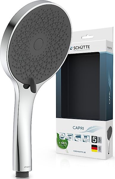 Schütte Handbrause "CAPRI" Duschbrause, 3-fach verstellbar, Antikalk, wasse günstig online kaufen