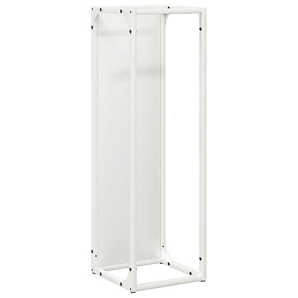 vidaXL Kaminholzregal Brennholzregal Weiß 25x25x80 cm günstig online kaufen