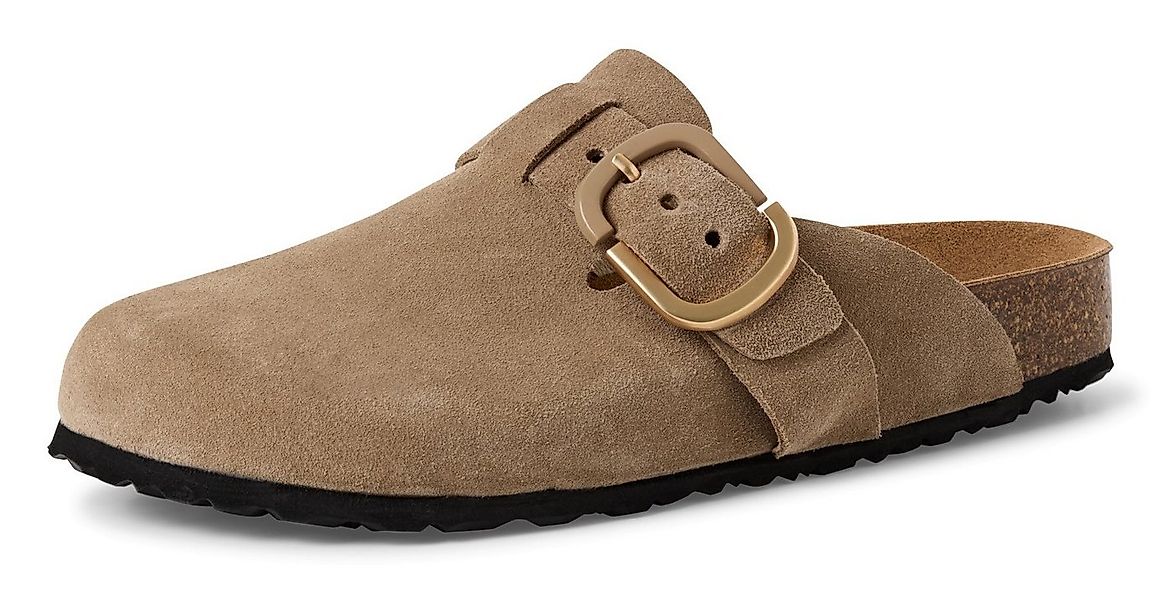 Tamaris Clog, Hausschuh, Schupfschuh, Bequemschuh mit verstellbarer Schnall günstig online kaufen