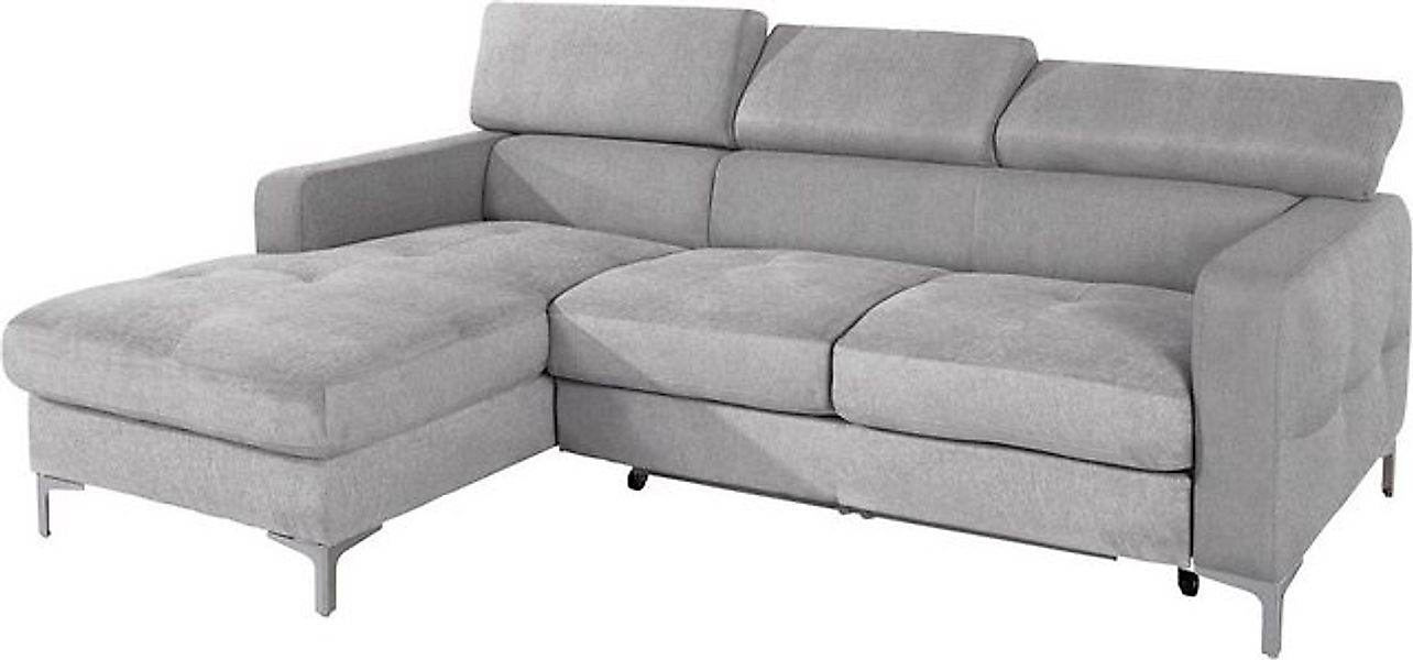 COTTA Ecksofa "Sammy L-Form", mit Kopfteilverstellung, wahlweise mit Bettfu günstig online kaufen