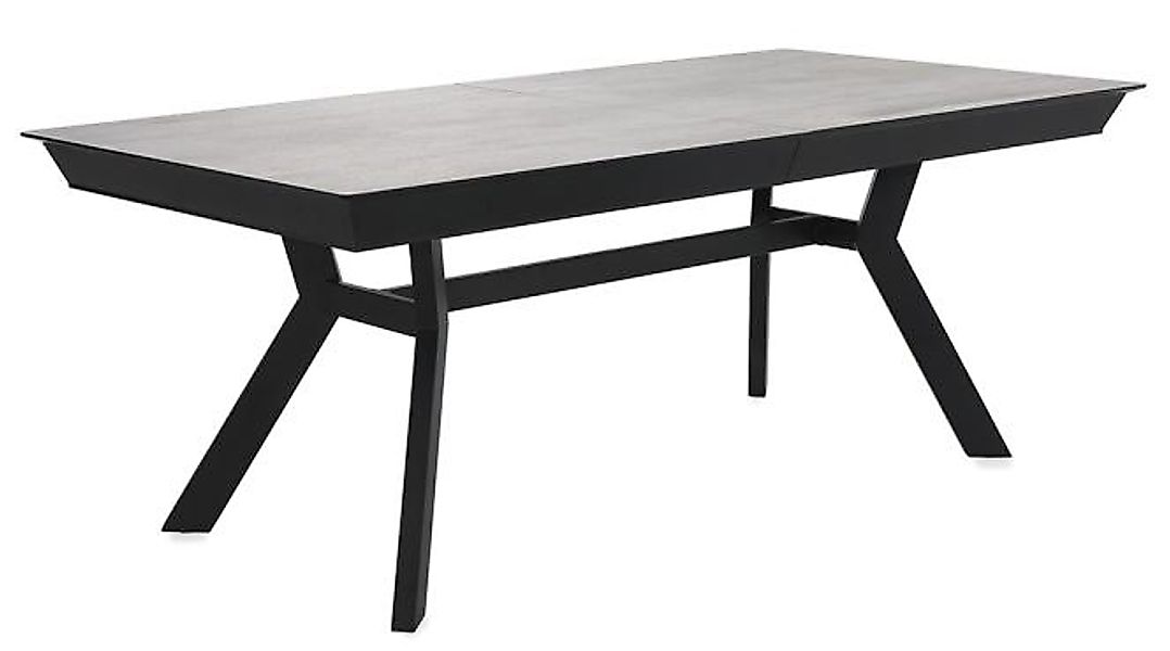 TYSON Esstisch ausziehbar 200-320 cm Beton Dekor günstig online kaufen