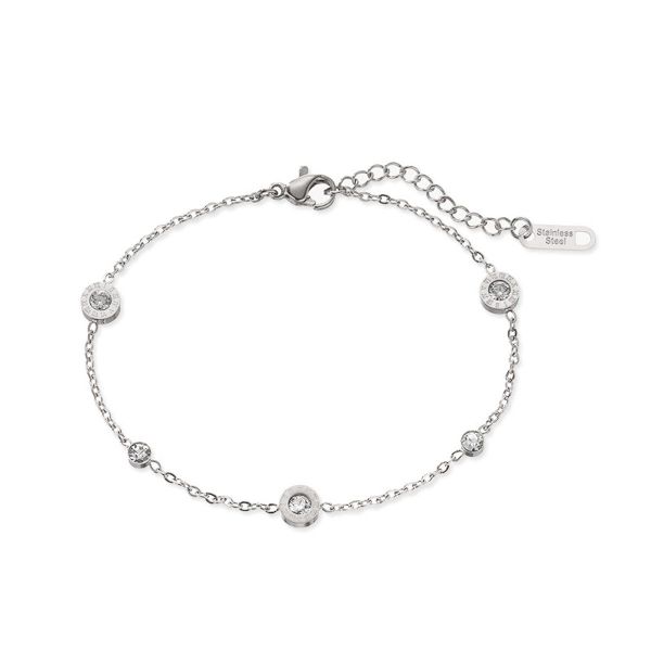 KARMA Armband Damen Damenarmband Edelstahl Silber günstig online kaufen
