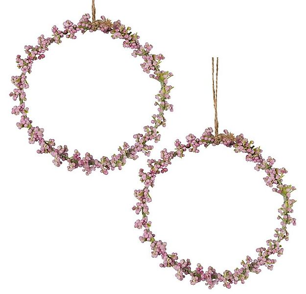 matches21 HOME & HOBBY Dekokranz Blumenring Schleierkraut Reif Dekokranz 2e günstig online kaufen