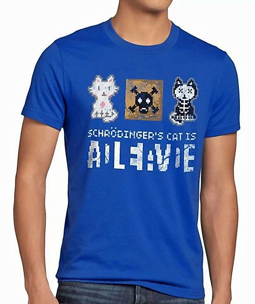 style3 T-Shirt 8Bit Schrödingers Katze big bang cooper cat schroedinger she günstig online kaufen