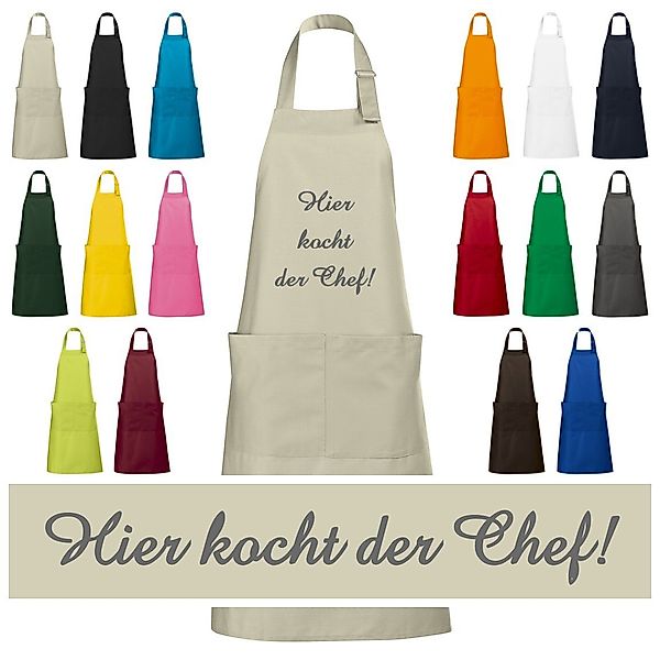 Schnoschi Kochschürze Hochwertige Küchenschürze mit Hier günstig online kaufen