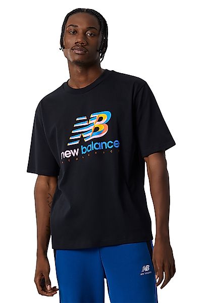 New Balance Herren T-Shirt AT AMP LOGO TEE MT21503 BK Schwarz günstig online kaufen