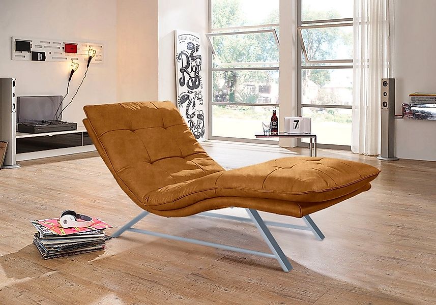 W.SCHILLIG Relaxliege »daily dreams« in Waffelkissen-Optik, wahlweise mit M günstig online kaufen