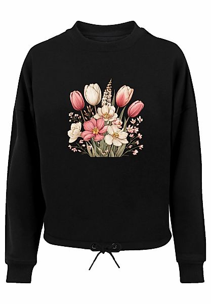 F4NT4STIC Sweatshirt "Rosa weißer Frühlingsblumenstrauß", Premium Qualität günstig online kaufen