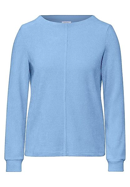 CECIL T-Shirt Solid Cord Funnel Neck günstig online kaufen