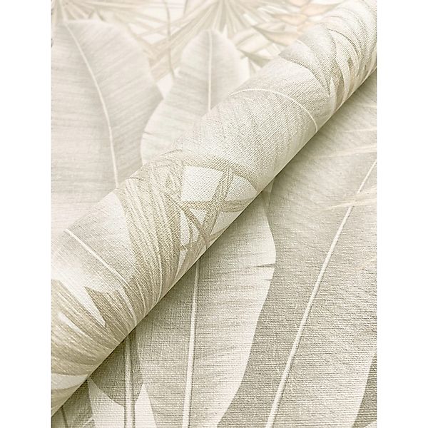 Newroom Vliestapete Bamba Creme Dschungel Modern FSC® günstig online kaufen