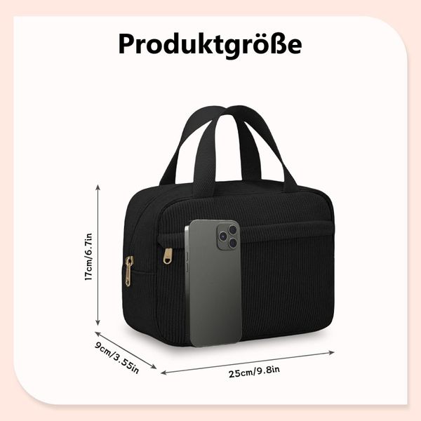 Coonoor Kosmetiktasche Groß Kulturtasche Cord Damen günstig online kaufen