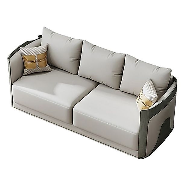 Xlmoebel 3-Sitzer Klassische Drei-Sitzer Ledercouch Polstermöbel, 1 Teile, günstig online kaufen