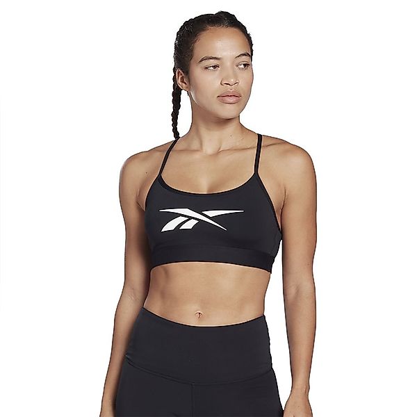 Reebok Lux Skinny Strap Sport-bh 2XS Black günstig online kaufen