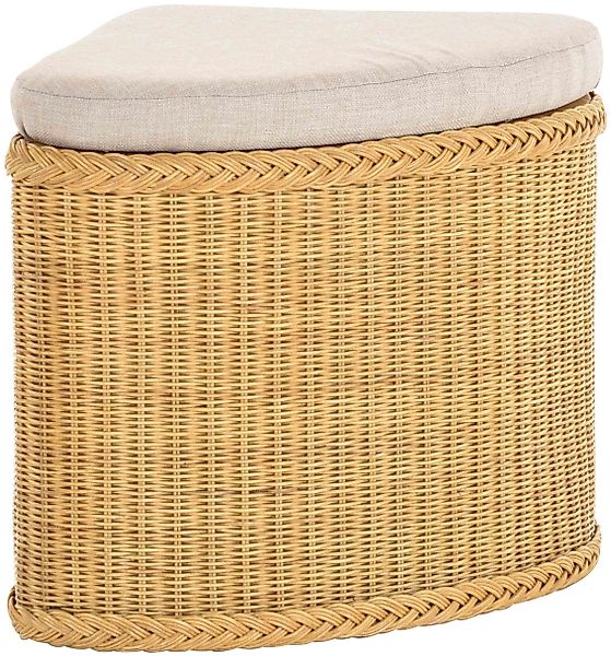 Krines Home Sitztruhe Rattan Sitzhocker mit günstig online kaufen
