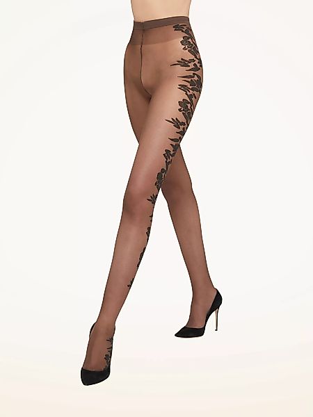 Wolford - Flower Tights, Frau, fairly light/black, Größe: S günstig online kaufen