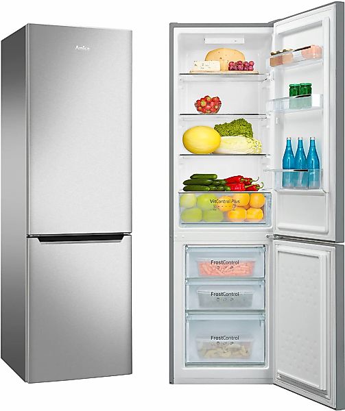 Amica Kühl-/Gefrierkombination "KGCL 387 160 E" 177 cm hoch 54 cm breit ele günstig online kaufen