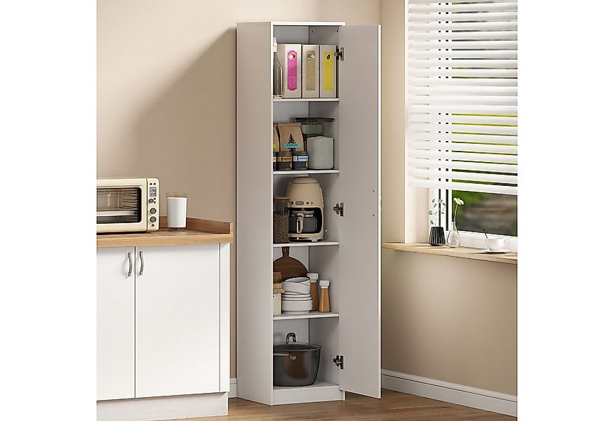 HOMCOM Küchenbuffet 5-Ebenen-Aufbewahrungsschrank, verstellbare Regale (Hoc günstig online kaufen