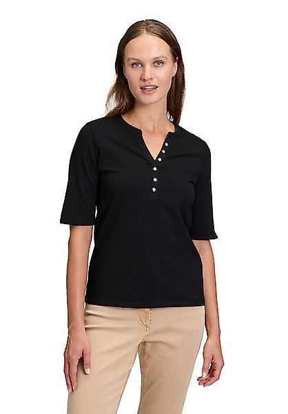 Betty Barclay Kurzarmshirt Damen Basic Shirt mit Knöpfen (1-tlg) günstig online kaufen