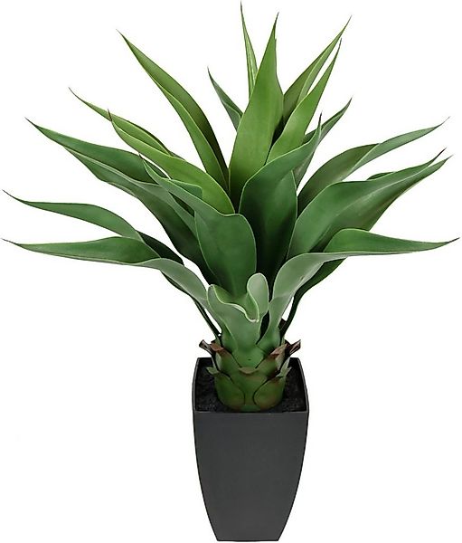 Kunstpflanze Künstliche Agave im Topf Pflanze Aloe Vera Sansevieria, I.GE.A günstig online kaufen