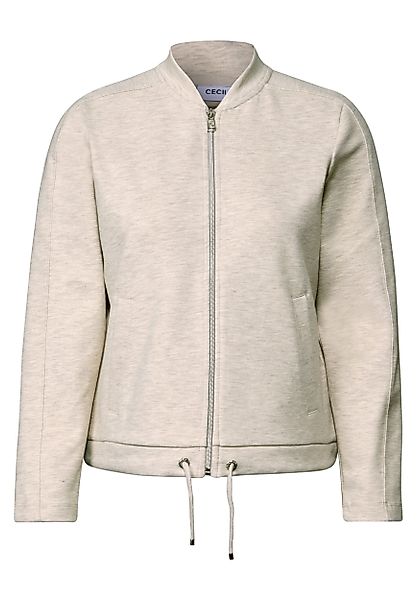 CECIL Sweatjacke Sweat Blouson with Strings günstig online kaufen