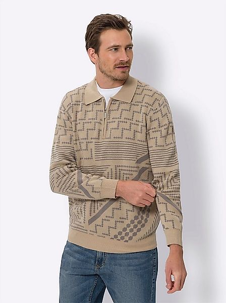 Sieh an! Strickpullover Polopullover . günstig online kaufen