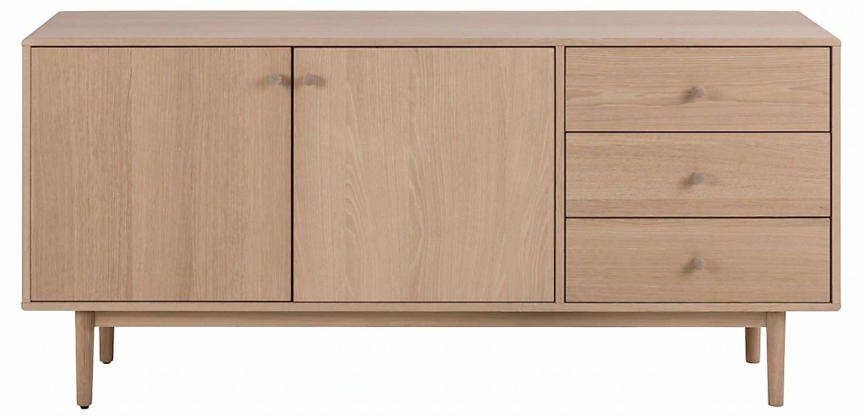 ACTONA GROUP Anrichte "Aston" Sideboard, Eiche/furnier, 2 Türen, 2 Böden, 3 günstig online kaufen