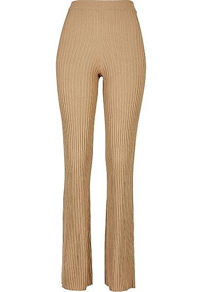 URBAN CLASSICS Leggings "Urban Classics Damen Ladies Flared Rib Knit Leggin günstig online kaufen