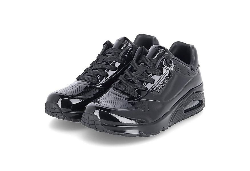 Skechers Skechers 177142 BBK Damen Lackleder schwarz Schnürschuh günstig online kaufen