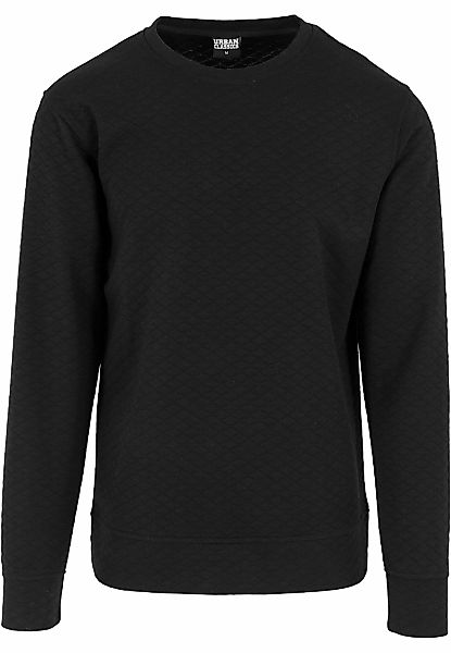 URBAN CLASSICS Rundhalspullover "Urban Classics Herren Diamond Quilt Crewne günstig online kaufen