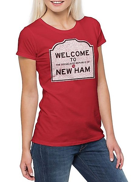 Urban Backwoods Print-Shirt Socialistic Republic Of New Ham Damen T-Shirt W günstig online kaufen