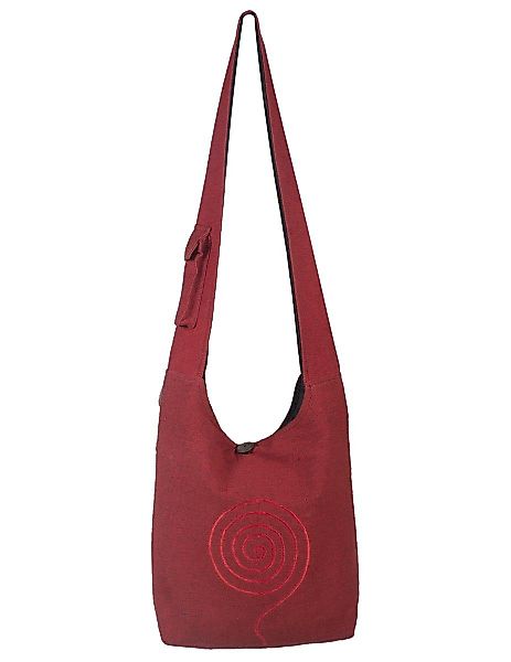 Vishes Shopper Umhängetasche mit aufgestickter Spirale, günstig online kaufen