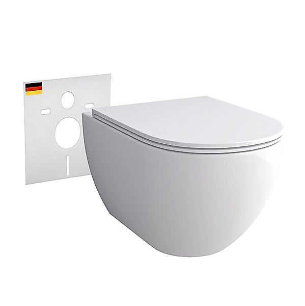 Alpenberger Dusch-WC Wand WC mit Bidet günstig online kaufen