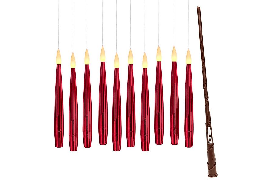 my home LED Dekolicht 10 Schwebende LED Tafelkerze mit Zauberstab Noaro, LE günstig online kaufen
