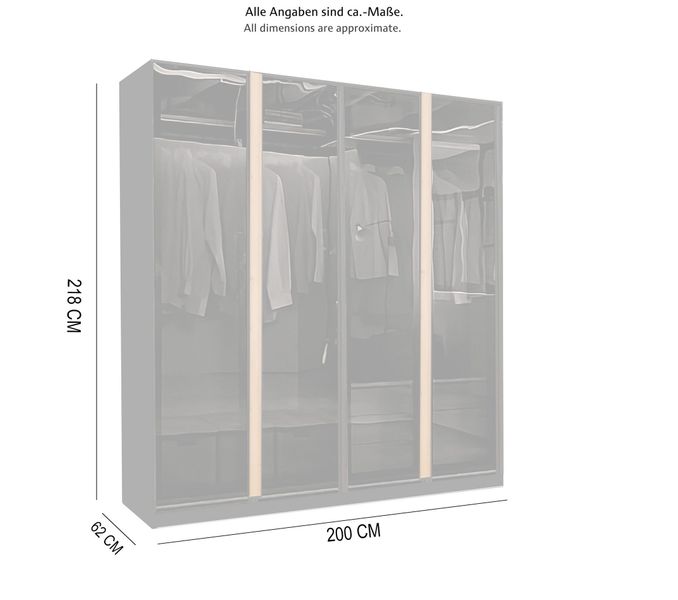 Palms-Store Kleiderschrank Drehtürenschrank Monaco⁺ mit hochwertigen günstig online kaufen